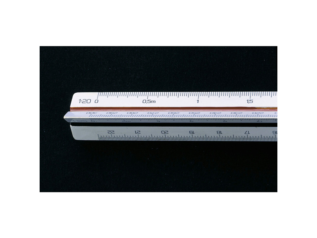 MÅLESTOK LINEX 311 1:1, 20, 25, 50, 75, og 125 