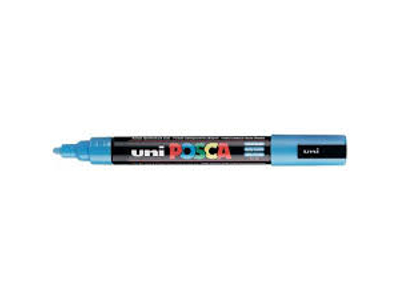 MARKER UNI POSCA PC-5M LIGHT BLUE MEDIUM 