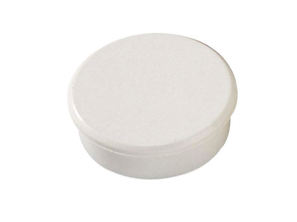 MAGNET DAHLE 13MM RUND HVID 10STK/PK BÆREKRAFT 0,1KG 