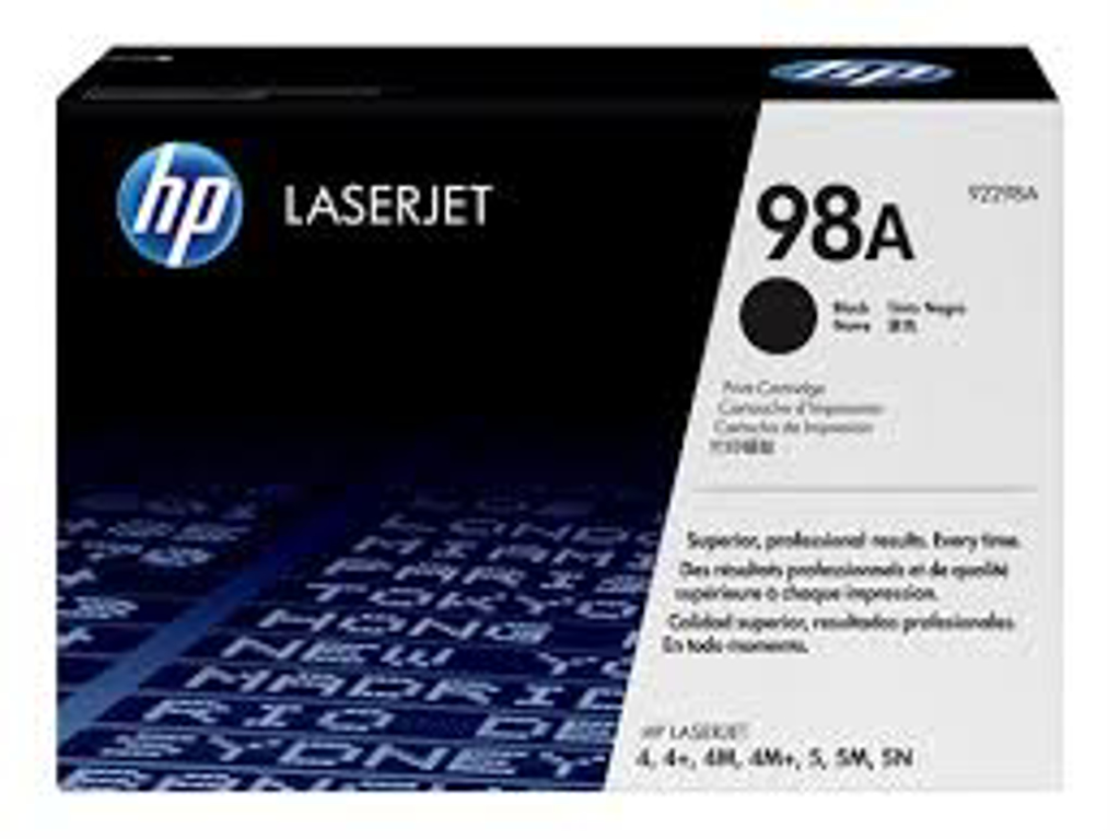 LASERTONER HP92298A T. HP 4,4+** 4M+,5,5N,5M HP92298A 