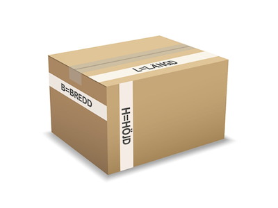 PAPKASSE 310X230X185 MM  3MM PK. A 25 STK.