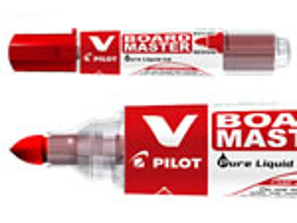 MARKER PILOT WHITEBOARD MED RUND SPIDS 2,3MM RØD 355776