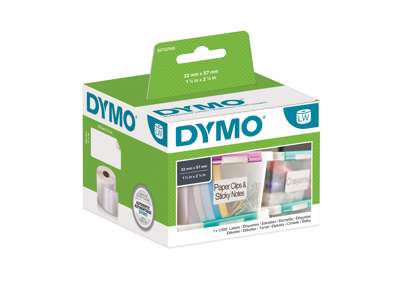 ETIKET TIL DYMO LABELPRITNER  32X57MM REMOV. PK. A 1000 STK. S0722540