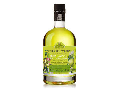 FOXDENTON LIME, APPLE&EDELFLOWER GIN LIQUEUR 70CL. 19% 