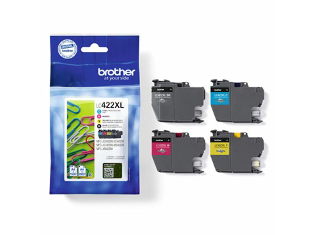 BLÆKPATRON BROTHER LC422XL VALUE PACK CMYK 