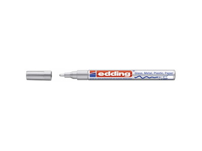 MARKER EDDING 751 PAINTMARKER  SØLV 1-2MM