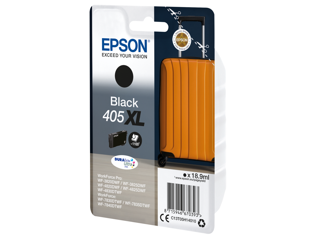BLÆKPATRON EPSON T405 BLACK XL C13T05H14010 1100 SIDER 