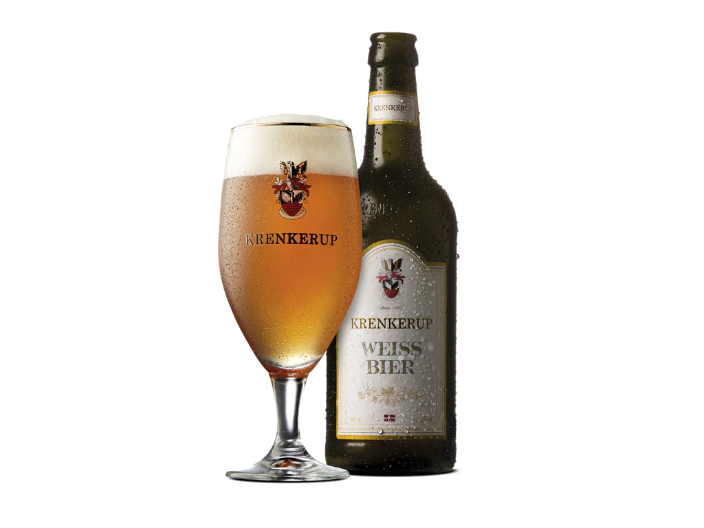 ØL KRENKERUP GODS 50CL. 5,1% WEISSBEER INCL. PANT