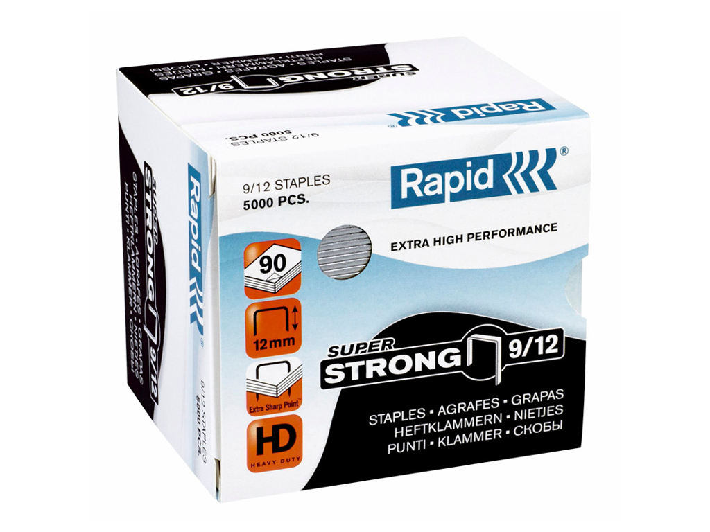 HÆFTEKLAMME RAPID 9/12, 5 ML.***
