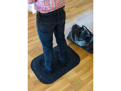 MÅTTE STANDUP AFLASTNING 53X77 CM KOKSGRÅ 381991