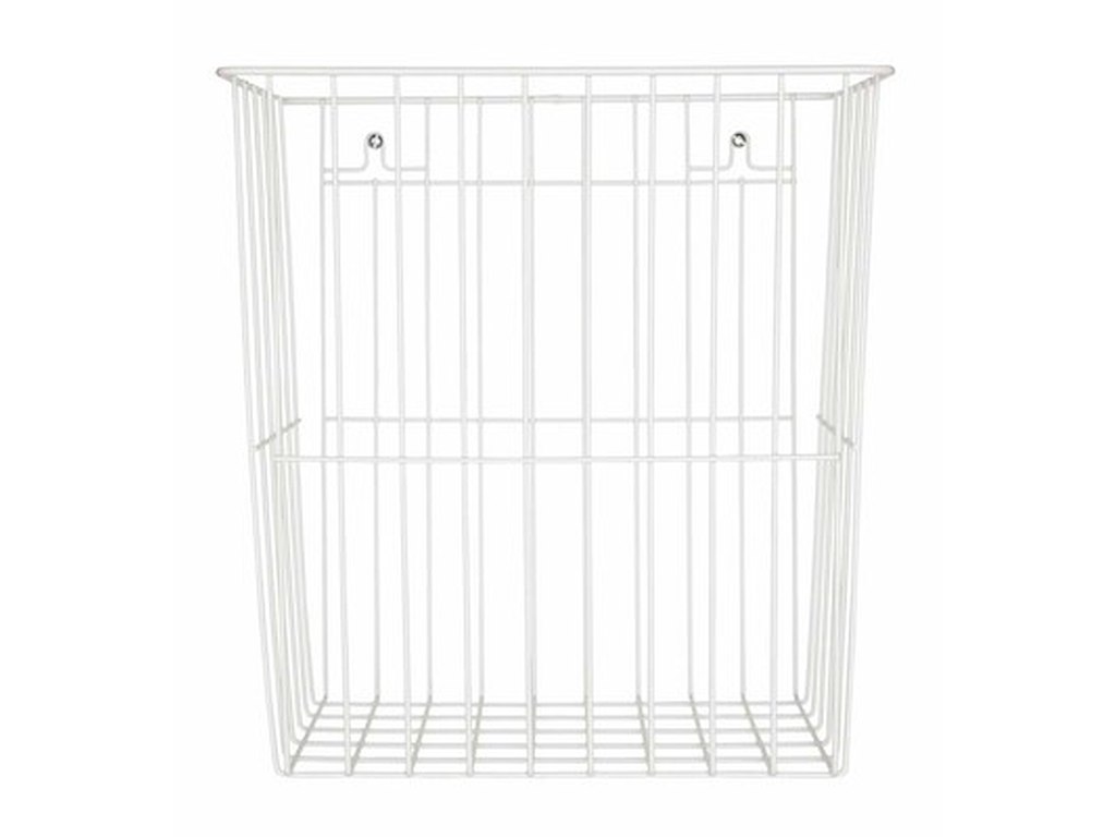 AFFALDSKURV TORK TRÅD HVID 20L 320X220X350MM FOR VÆGMONTERING ***