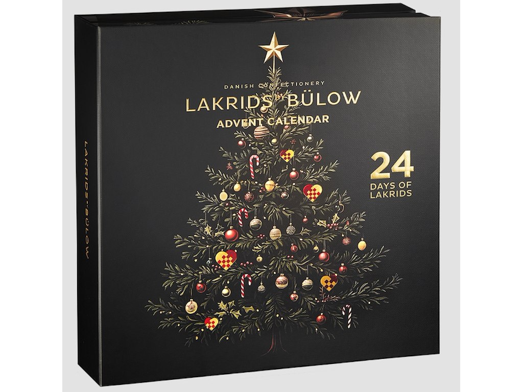 LAKRIDS BY BüLOW JULEKALENDER 2025, 345 GR. 