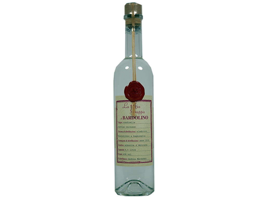 LA MIA GRAPPA DI BARDOLINO  MARZADRO 50CL. 40% BRÆNDEVIN 