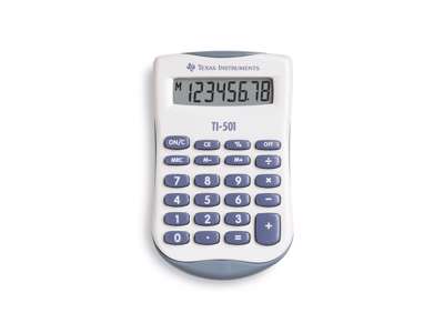 LOMMEREGNER TEXAS TI-501 8 CIFRE  