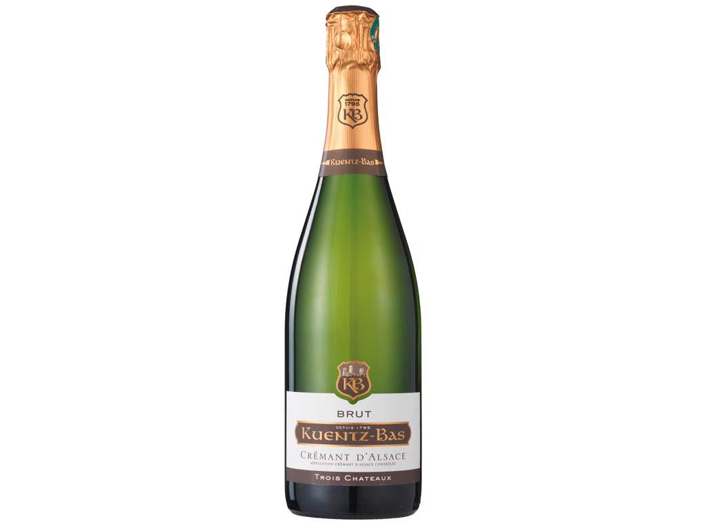 CREMANT D'ALSACE TROIS CHATEAUX ØKO, KUENTZ-BAS BRUT 12% 75CL. 