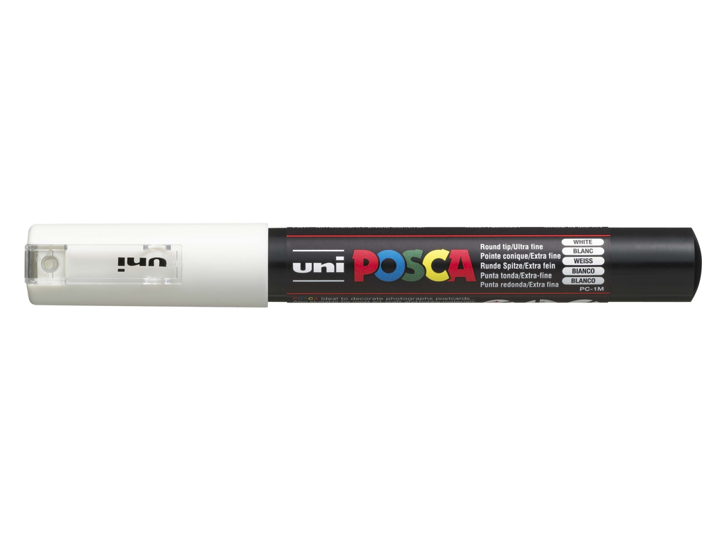 MARKER UNI POSCA PC-1MC WHITE  BULLET 0,7MM 