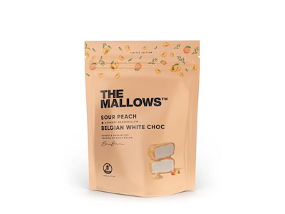 THE MALLOWS SOUR PEACH & WHITE SPRING EDITION  90 GR. 