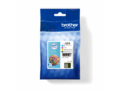 BLÆKPATRON BROTHER LC424 VALUE PACK CMYBK 