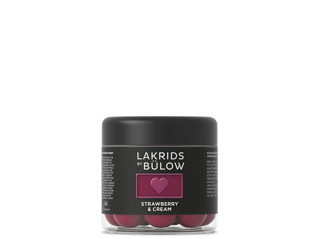 LAKRIDS BY BÜLOW SMALL LOVE STRAWBERRY & CREAM 125GR.  
