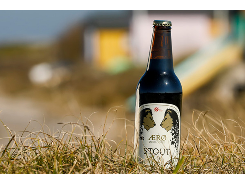 ØL ÆRØ BRYGGERI ÆRØ STOUT 50CL. 5% ØKO 
