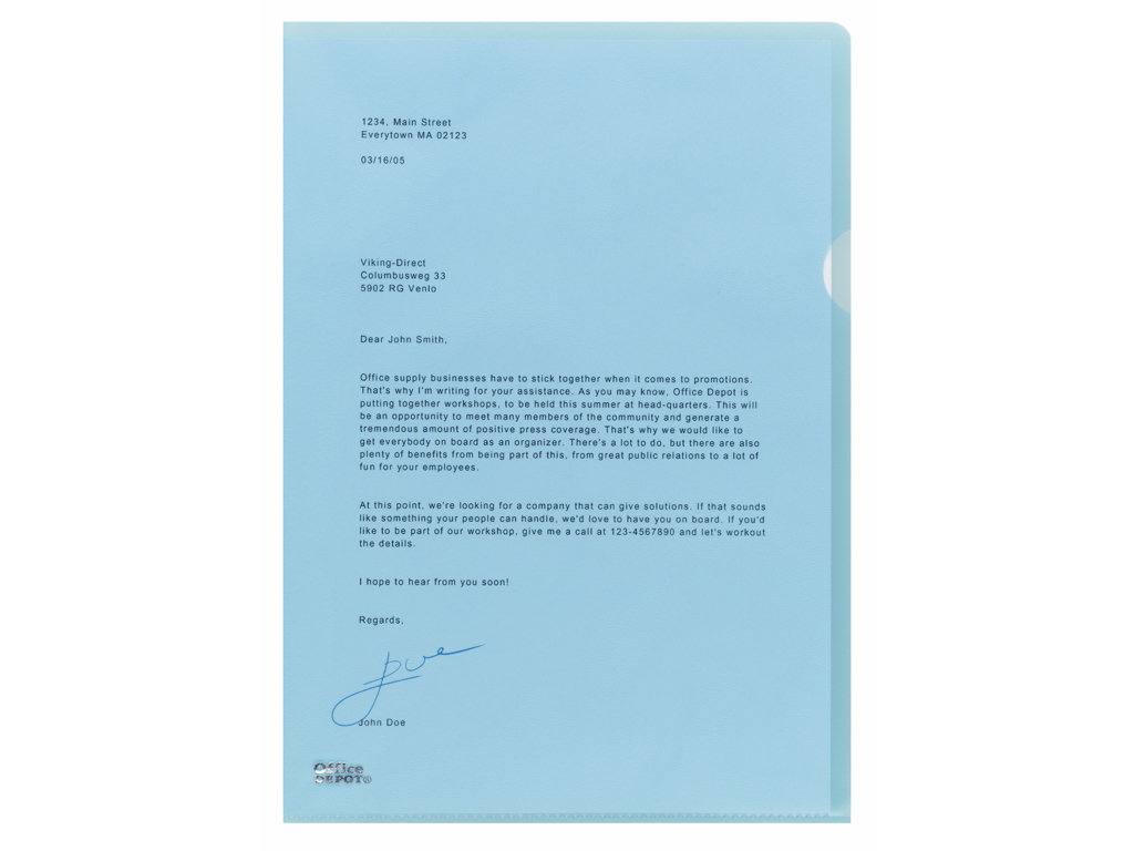 PLASTOMSLAG ESSELTE A4 0,115MM BLÅ 54837 