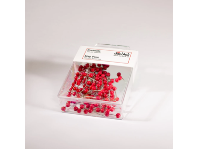 KORTNÅLE 20MM RØD 100 STK/PK  