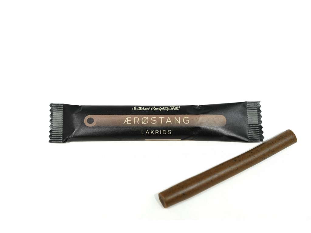 HATTESENS KONFEKTFABRIK ÆRØSTANG 27GR. LAKRIDS 