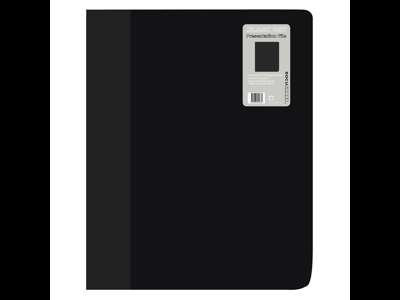 DEMOMAPPE PP BNT A4 SORT MED 20 LOMMER 203110