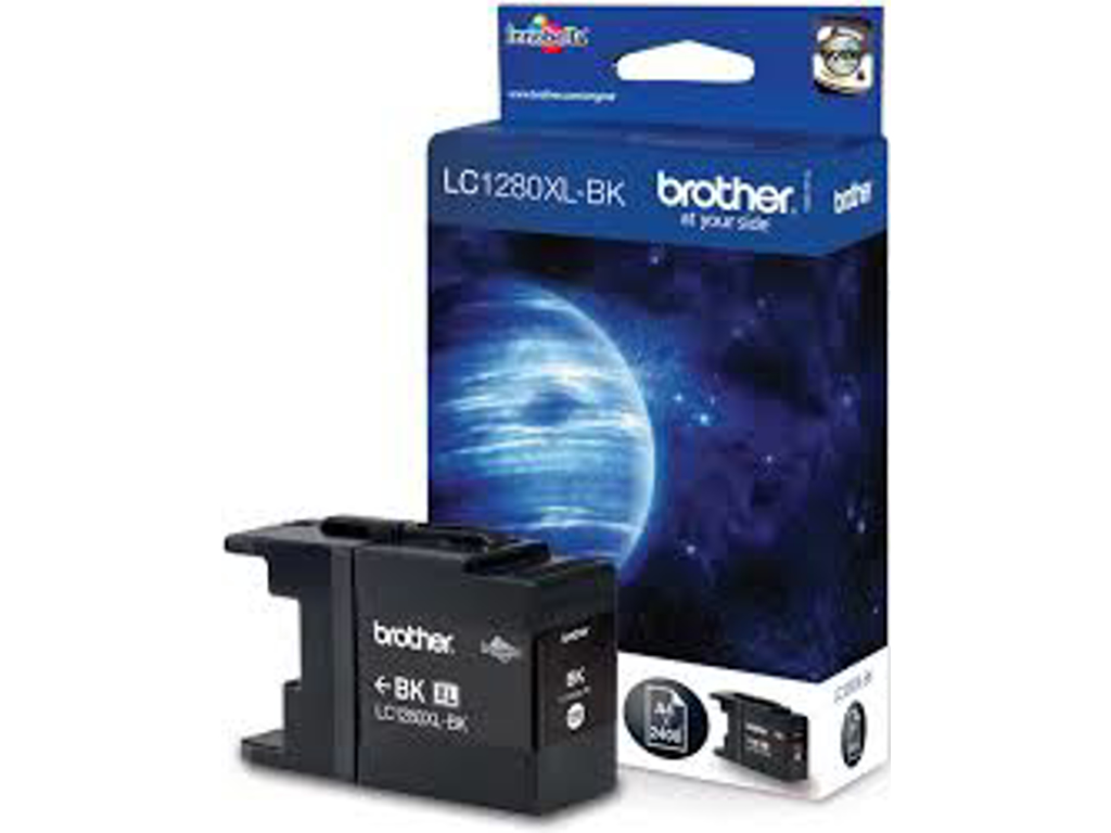 BLÆKPATRON BROTHER LC1280XLBK BLACK TIL BROTHER MFC6510,6710 LC1280XLBK