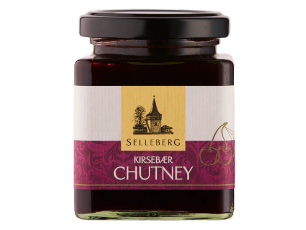 SELLEBERG KIRSEBÆR CHUTNEY 210GR.  