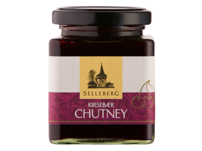SELLEBERG KIRSEBÆR CHUTNEY 210GR.  