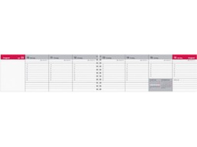 KALENDER MAYLAND 2026 26134000 UGE-BORDKALENDER 9,7X26CM 