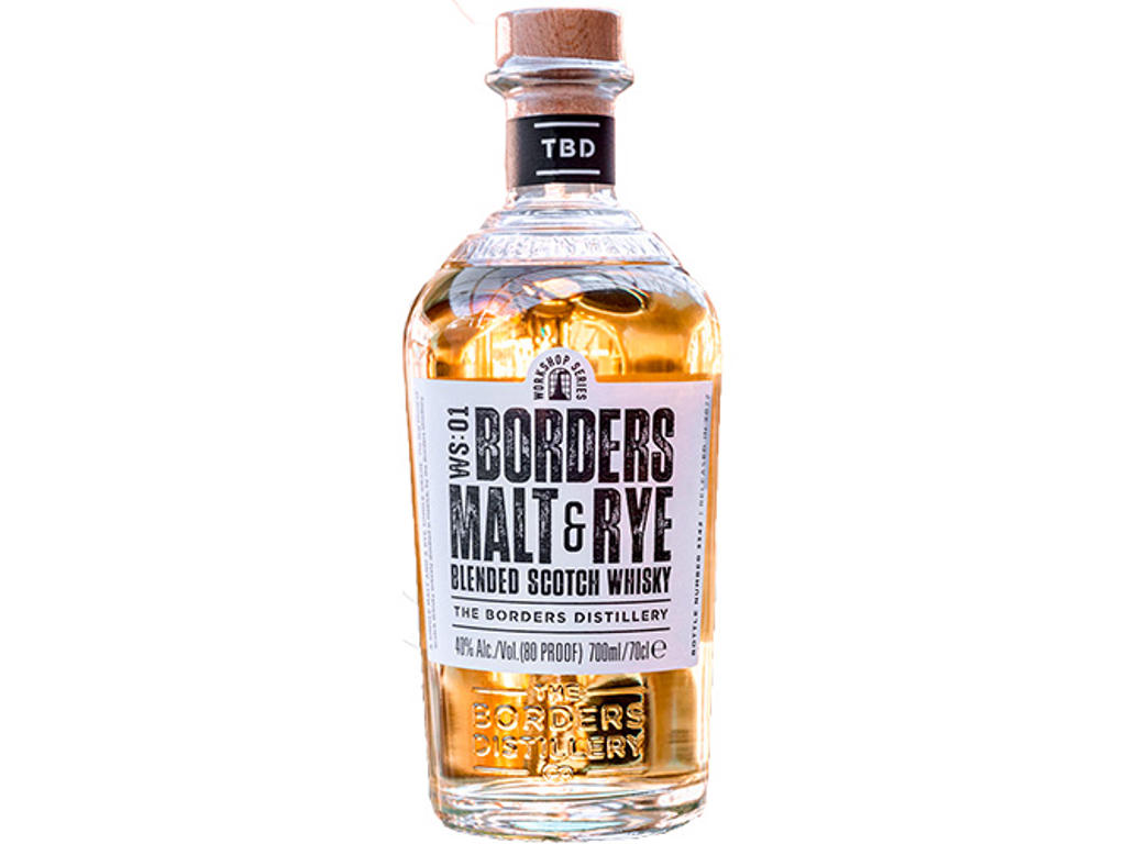 BORDERS WS:01 MALT & RYE BELND SCOTCH WHISKY 70CL 40%
