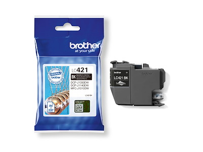 BLÆKPATRON BROTHER LC421BK  BLACK 200 SIDER ***