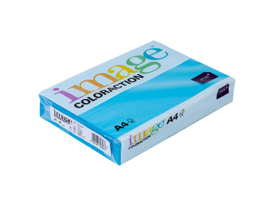 KOPIPAPIR IMAGE COLORACTION A4 80G TURKISBLÅ 77 500 ARK/PK 