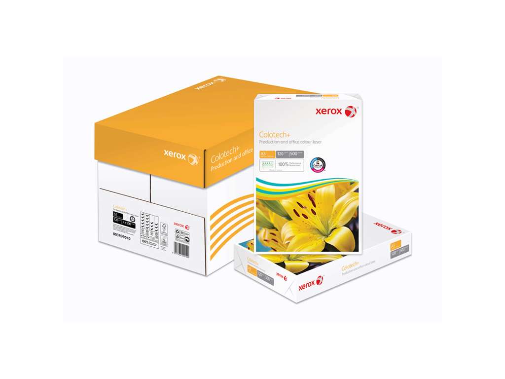 KOPIPAPIR XEROX COLOTECH+ A3 120 GR. KOPI/INKJET/LASER 500 ARK/PK 