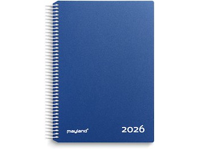 KALENDER MAYLAND 2026 26218020 TIMEKALENDER BLÅ PP-PLAST 24,2X18,5CM