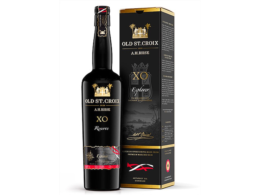 A.H. RIISE ROM OLD ST. CROIX XO RES. EXPLORER 40% 70CL.