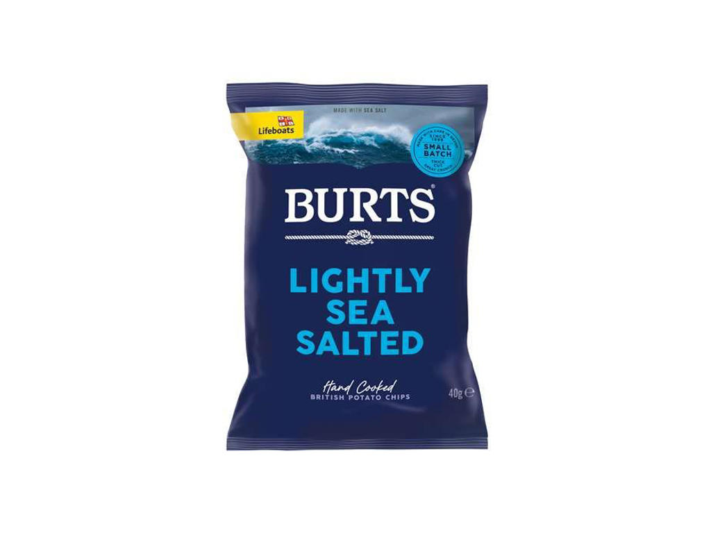 BURTS CHIPS LIGHTLY SEA SALT 40GR  