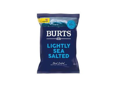 BURTS CHIPS LIGHTLY SEA SALT 40GR  