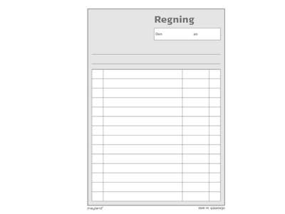 BLANKET REGNINGSBLOK 20X50 BLADE 126 X 148 MM. 92 2202 30 92220230