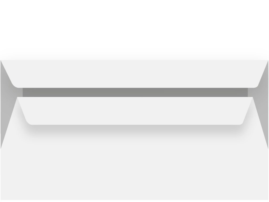 KONVOLUT M65 HVID UDEN RUDE 13387 110X220MM MAILMAN KS. A 500 STK. 