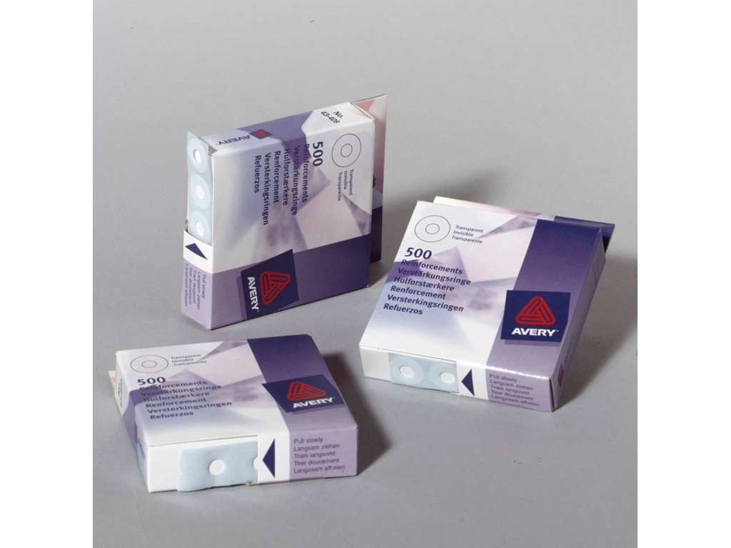 HULFORSTÆRKER AVERY KLAR SELVKLÆBENDE 500 STK 43409 