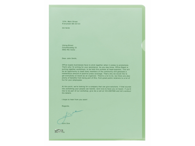 PLASTOMSLAG ESSELTE A4 0,115MM GRØN 54838 