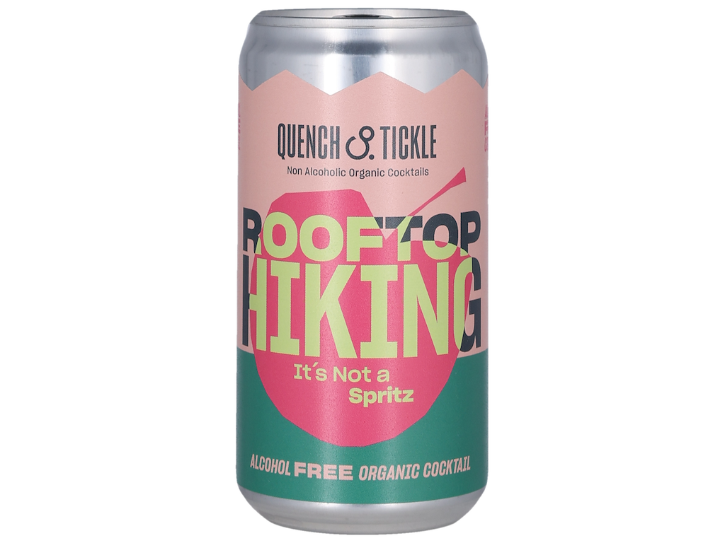 QUENCH & TICKLE ROOFTOP HIKING ORGANIC ALKOHOLFRI COCKTAIL 25CL.
