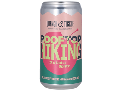 QUENCH & TICKLE ROOFTOP HIKING ORGANIC ALKOHOLFRI COCKTAIL 25CL.
