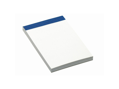 BLOK A7 ULINIERET HVID HÆFTET OG PERFORERET 100 BLADE 400051830