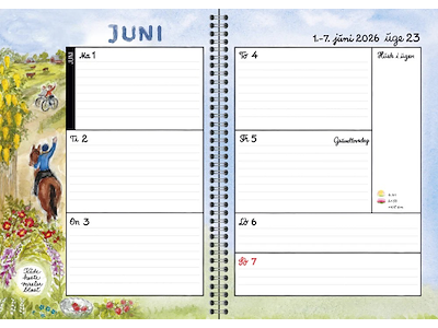 KALENDER PLAKATFORLAGET 2026 UGEKALENDER A5 15X21CM 2632 