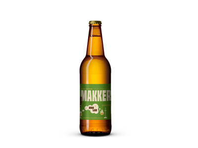 ØL ÆRØ BRYGGERI MAKKERPAR 50CL. 4,5% ØKO SKØN FORENING AF FYNSK FORÅR OG VALNØD