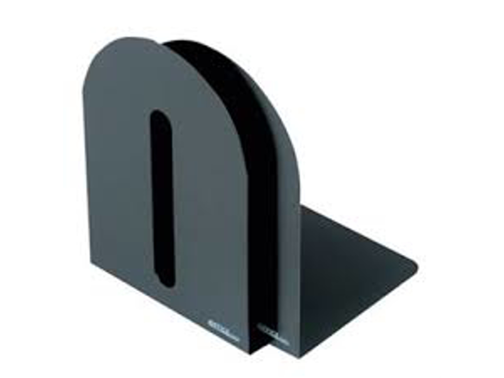 BOGSTØTTE METAL SORT 15 CM 2 STK  